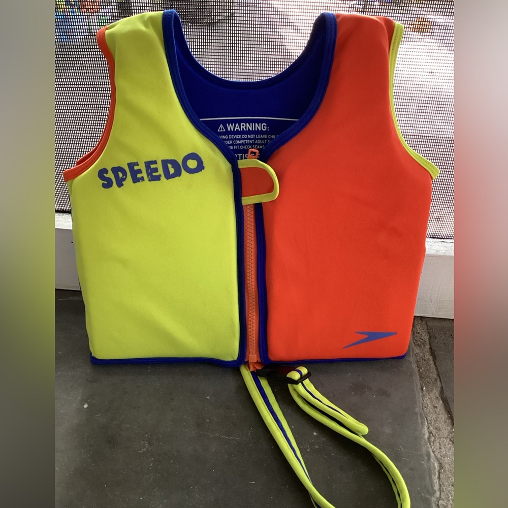 Speedo Kids' Begin to Swim Flotation Classic Life Vest UPF 50